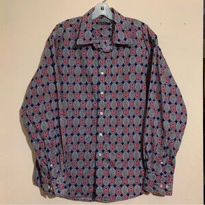 Robert Graham Buttondown Men’s Dress Shirt Size XL